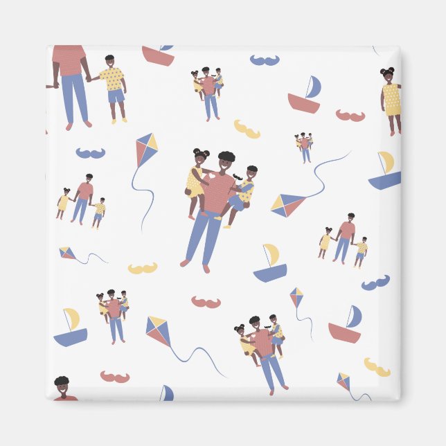 Imán del Día del Padre (Frente)