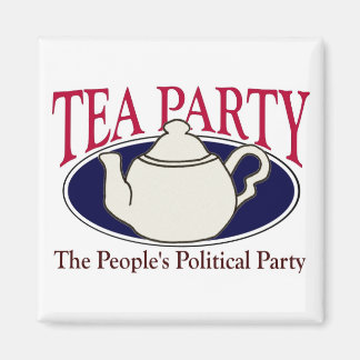 Imán del Día del Tea Fiesta