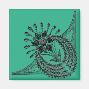 Imán del diseño de la chispa de Nouveau del arte