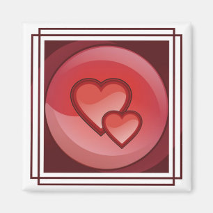 Imán del diseño del corazón