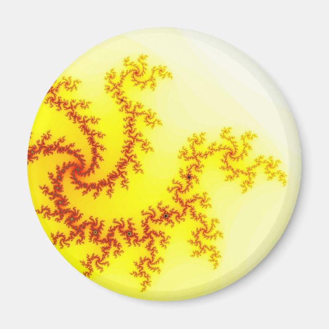 Imán del Dragón Amarillo (Frente)