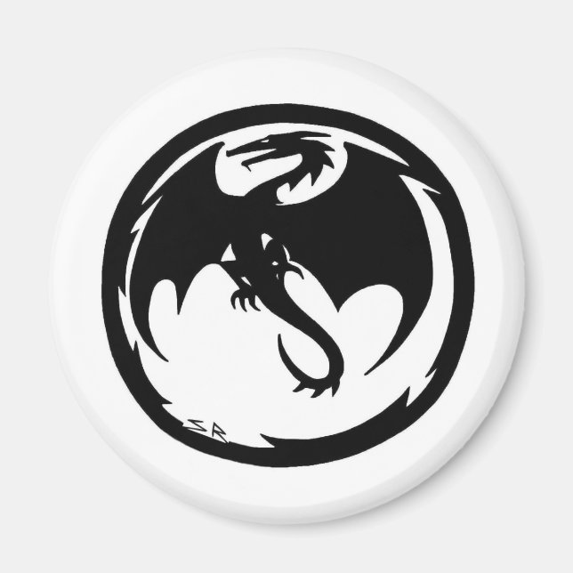 Imán del Dragón Negro (Frente)