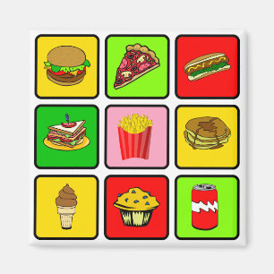 Imán del drogadicto de los alimentos de