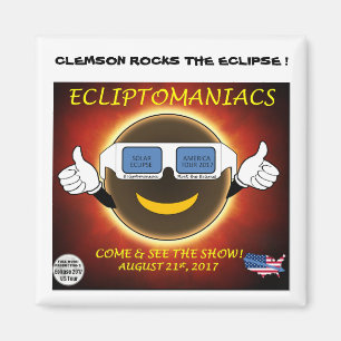 IMÁN DEL ECLIPSE DE CLEMSON