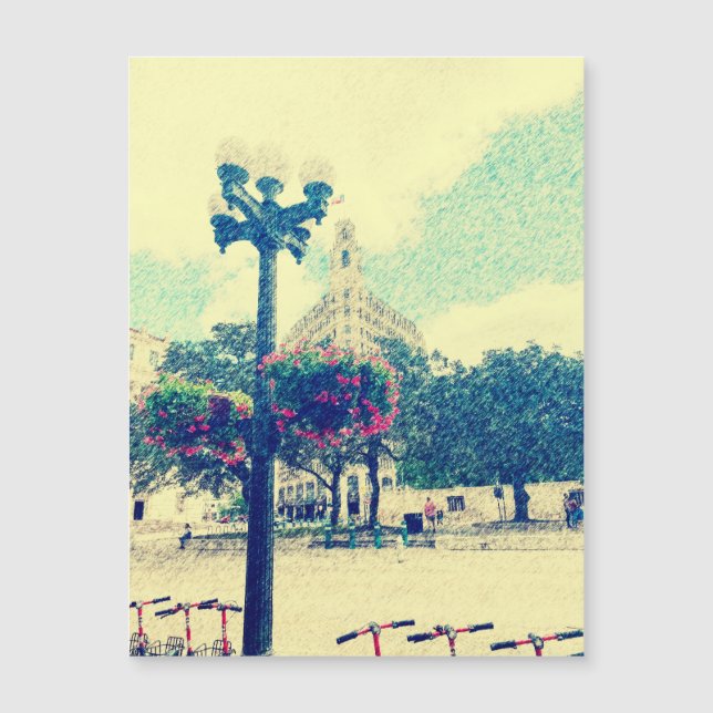 Imán del edificio de artes médicas (Anverso)