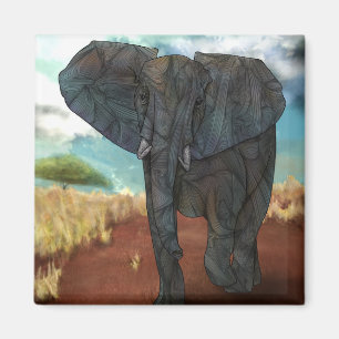 Imán del elefante africano