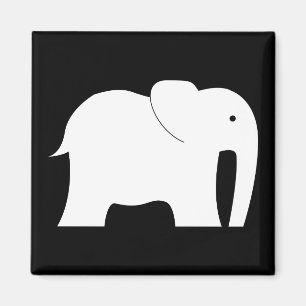 Imán del elefante blanco