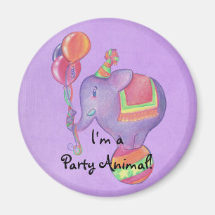 Imán del elefante del fiesta