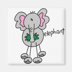 Imán del elefante del palillo