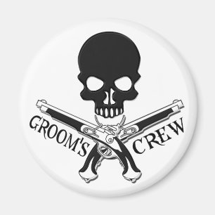 Imán del equipo del novio del pirata