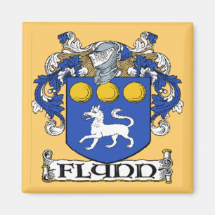 Imán del escudo de armas de Flynn