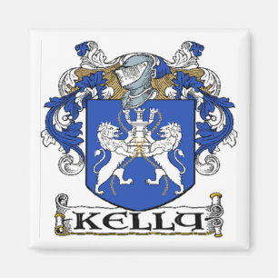 Imán del escudo de armas de Kelly