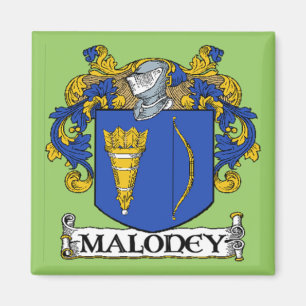 Imán del escudo de armas de Maloney