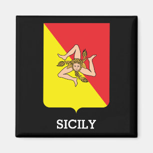 Imán del escudo de armas de Sicily*