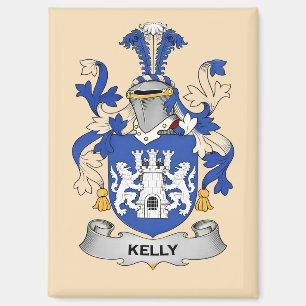 Imán del Escudo de Armas Kelly