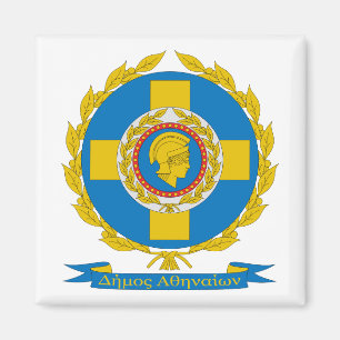 Imán del escudo de Atenas, Grecia