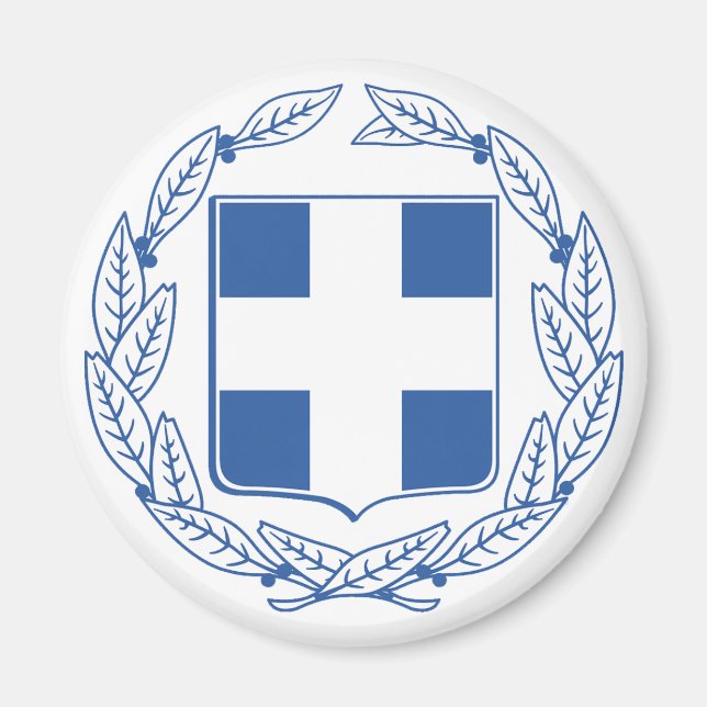 Imán del escudo de Grecia (Frente)