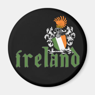 Imán del escudo de Irlanda