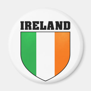 Imán del escudo de Irlanda