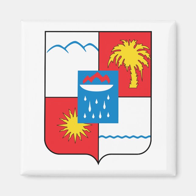 Imán del escudo de Sochi Rusia (Frente)