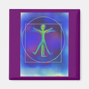 Imán del extranjero de espacio de Vitruvian