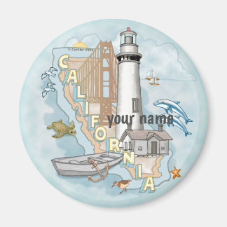 imán del faro de California