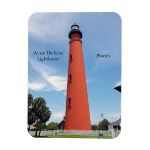 Imán del faro de Ponce De Leon