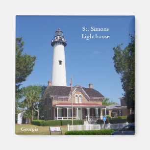 Imán del faro de St. Simons