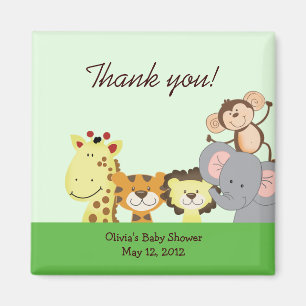 Imán del favor de Baby Shower del cumpleaños del