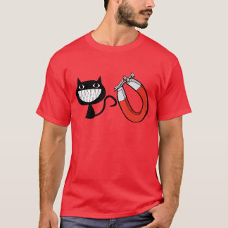 imán del gatito, camisetas divertido, humor,