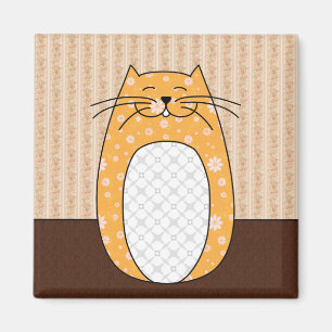 Imán del "gato anaranjado"