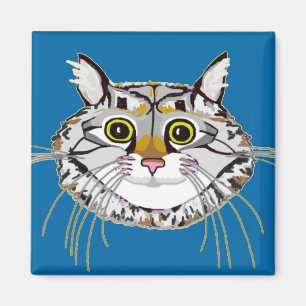 Imán del gato de Cheshire del nacido en el