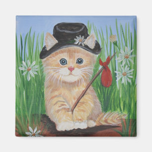 Imán del gato del hobo