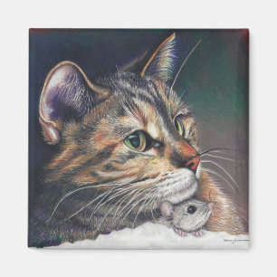 imán del gato y del ratón