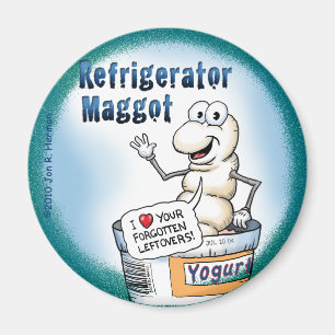 Imán del gusano del refrigerador; la versión