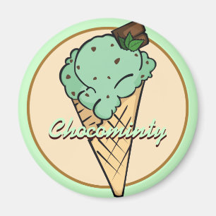 Imán del helado del Chocolat-microprocesador de l