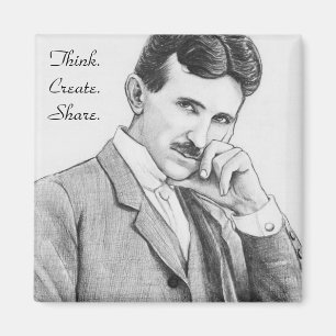 Imán del humanitario de Nikola Tesla