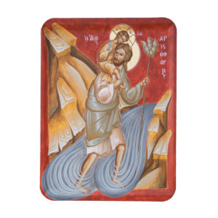 Imán del icono de St Christopher