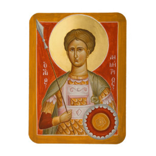 Imán del icono del St Dimitrios