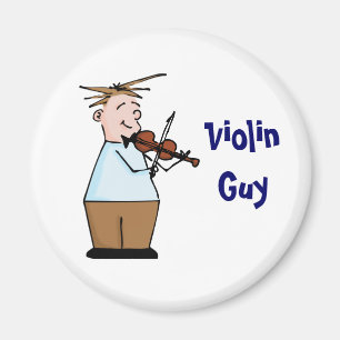 Imán del individuo del violín