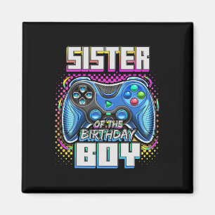 Imán Del Juego De Videojuegos Familiares De Cumpleaños 