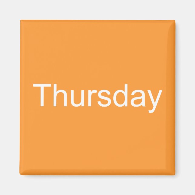 imán del jueves (Frente)