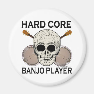 Imán del jugador de banjo de núcleo duro