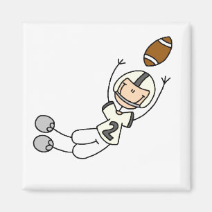 imán del jugador de fútbol amarillo