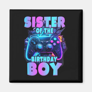 Imán Del Jugador De Videojuegos De Cumpleaños 1