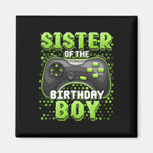 Imán Del Jugador De Videojuegos De Cumpleaños Cumpleaño
