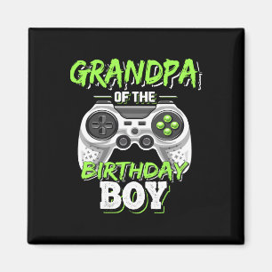 Imán Del Jugador De Videojuegos De Cumpleaños Cumpleaño