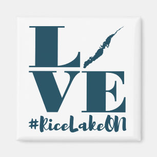 Imán del lago rice del amor