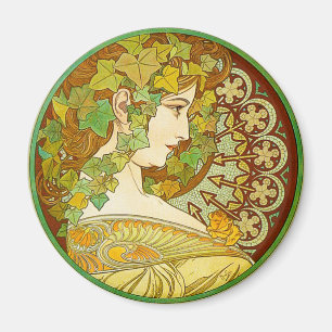 Imán del laurel de Alfonso Mucha
