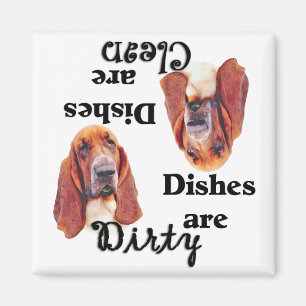 Imán del lavaplatos de Basset Hound